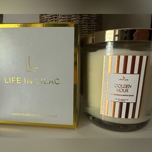 Brand new in box, Life in Lilac candle - Golden Hour